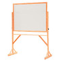 Quartet; Reversible Melamine Dry-Erase Board With Oak Wood Frame, 48 inch; x 72 inch; (Casters Sold Separately)