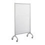 Safco; Rumba&trade; Double-Sided Whiteboard/Collaboration Screen, 66 inch;H x 36 inch;W x 16 inch;D, Gray Frame