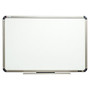 SKILCRAFT; Total Erase Dry-Erase White Board, 36 inch; x 24 inch;, White/Silver (AbilityOne 7110-01-622-2121)