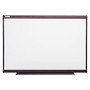 SKILCRAFT; Total Erase Dry-Erase White Board, Steel, 36 inch; x 24 inch;, Mahogany Wood Laminate Frame (AbilityOne 7110-01-622-2128)