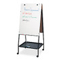 Best-Rite; Double-Sided Melamine Easel, 28 3/4 inch; x 27 inch; x 65 inch;, Black Frame
