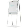 Iceberg Polarity Magnetic Presentation Flipchart Easel with Dry-erase Surface - 30 inch; (2.5 ft) Width x 38 inch; (3.2 ft) Height - White Steel Surface - Metal Frame - Rectangle - Floor Standing - 1 Each