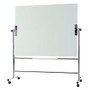 MasterVision; Revolving Easel, 48 inch; x 60 inch;, Stainless Steel, White