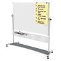 MasterVision&trade; Gold Ultra&trade; Evolution Revolver Magnetic Mobile Dry-Erase Easel, 70 inch; x 47 inch;