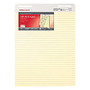 Office Wagon; Brand Bleed Resistant Self-Stick Easel Pads, 25 inch; x 30 inch;, 40 Sheets, 30% Recycled, Yellow, Pack Of 2