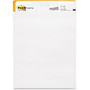 Post-it Self-Stick Wall Pad, Short Backcard Format, 25 in x 30 in, White - 30 Sheets - Plain - Stapled - 18.50 lb Basis Weight - 25 inch; x 30 inch; - White Paper - 2 / Carton