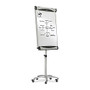 Quartet; Premium Magnetic Presentation Easel With Wheels, 27 inch; x 41 inch;, Steel Gray