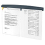 Fellowes; Partitions Additions&trade; 86% Recycled Note Rail, Dark Graphite