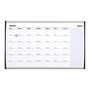 Quartet; ARC&trade; Magnetic Dry-Erase Calendar For Cubicles, 18 inch;H x 30 inch;W