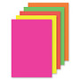 Office Wagon; Brand Fluorescent Poster Boards, 22 inch; x 28 inch;, Assorted Fluorescent Colors, Pack Of 5