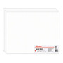 Office Wagon; Brand Grid Board; Poster Boards, 22 inch; x 28 inch;, White, Pack Of 3