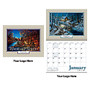 Woodland Retreat Stitched Wall Calendar