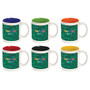 Full-Color Ceramic Accent Mug, 11 Oz