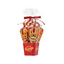 Popcornopolis; 5 Mini Cone Popcorn Basket, 10 Oz