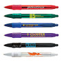 BIC; WideBody; Clear Rubber Grip Pen