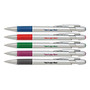 Diamond Color Retractable Grip Pen, Medium Point, Black Ink