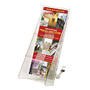 Deflect-O; Countertop Unit, Leaflet Size, 11 3/4 inch;H x 4 9/16 inch;W x 5 1/4 inch;D, Clear