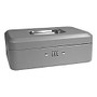 Barska Combination Lock Cash Box, 10 inch; x 7 1/8 inch; x 3 5/8 inch;, Gray