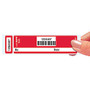 LabelSAFE; Void Labels, Red, 1 inch; x 4 inch;, Box Of 250