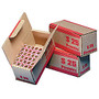 MMF Industries Pack 'n Ship Coin Transport Boxes, Pennies, $25.00, Carton Of 50