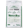 PM; Company Biodegradable Plastic Money Bags, 12 inch;H x 9 inch;W x 3/4 inch;D, Green/White, Pack Of 50