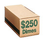 PM&trade; Company Coin Boxes, Dimes, $250.00, Bundle Of 50