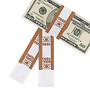 PM&trade; Company Currency Bands, $5,000.00, Brown, Pack Of 1,000