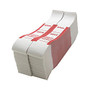 Sparco White Kraft ABA Bill Straps, $500, Red/White, Box Of 1,000
