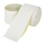 Office Wagon; Brand 2-Ply Paper Rolls, 2 1/4 inch; x 100', Canary/White, Carton Of 50