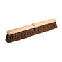 Proline Brush Hardwood Block Floor Broom Head, 2 1/2 inch; Natural Palmyra Fiber Bristles, 18 inch;, Black