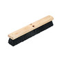 Proline Brush Hardwood Block Floor Broom Head, 2 1/2 inch; Tampico Fiber Bristles, 18 inch;, Black