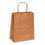 Office Wagon; Brand 95% Recycled Kraft Heavy-Duty Paper Shopping Bags, 9 3/4 inch;H x 7 3/4 inch;W x 4 3/4 inch;D, Pack Of 250