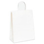 Office Wagon; Brand White Paper Shopping Bags, 13 inch;L x 10 inch;W x 5 inch;D, Pack Of 250