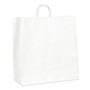 Office Wagon; Brand White Paper Shopping Bags, 18 3/4 inch;L x 18 inch;W x 7 inch;D, Pack Of 200