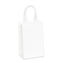 Office Wagon; Brand White Paper Shopping Bags, 8 3/8 inch;L x 5 1/4 inch;W x 3 1/4 inch;D, Pack Of 250