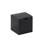 Partners Brand Black Gloss Gift Boxes 4 inch; x 4 inch; x 4 inch;, Case of 100
