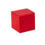 Partners Brand Holiday Red Gift Boxes 6 inch; x 6 inch; x 6 inch;, Case of 100