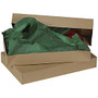 Partners Brand Kraft Apparel Boxes 11 1/2 inch; x 8 1/2 inch; x 1 5/8 inch;, Case of 100