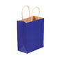 Partners Brand Parade Blue Tinted Shopping Bags 8 inch; x 4 1/2 inch; x 10 1/4 inch;, Case of 250