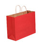 Partners Brand Scarlet Tinted Shopping Bags 16 inch; x 6 inch; x 12 inch;, Case of 250