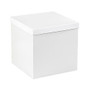 Partners Brand White Deluxe Gift Box Bottoms 12 inch; x 12 inch; x 12 inch;, Case of 50