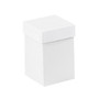 Partners Brand White Deluxe Gift Box Bottoms 4 inch; x 4 inch; x 6 inch;, Case of 50