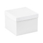 Partners Brand White Deluxe Gift Box Bottoms 8 inch; x 8 inch; x 6 inch;, Case of 50