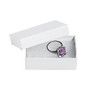 Partners Brand White Jewelry Boxes 2 1/2 inch; x 1 1/2 inch; x 7/8 inch;, Case of 100