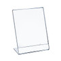 Azar Displays Acrylic L-Shaped Sign Holders, 17 inch; x 11 inch;, Clear, Pack Of 10