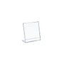Azar Displays Acrylic L-Shaped Sign Holders, 7 inch; x 5 inch;, Clear, Pack Of 10