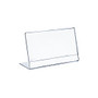 Azar Displays Acrylic L-Shaped Sign Holders, 8 1/2 inch; x 11 inch;, Clear, Pack Of 10