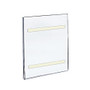 Azar Displays Acrylic Sign Holders With Adhesive Tape, 10 inch; x 8 inch;, Clear, Pack Of 10