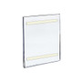 Azar Displays Acrylic Sign Holders With Adhesive Tape, 11 inch; x 7 inch;, Clear, Pack Of 10