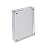 Azar Displays Acrylic Vertical/Horizontal Block Frame, 8 1/2 inch; x 5 1/2 inch;, Clear